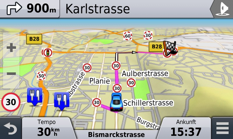 garmin blitzer screenshot